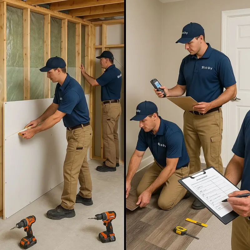 Repairs and Reconstruction process in Burkesville, KY